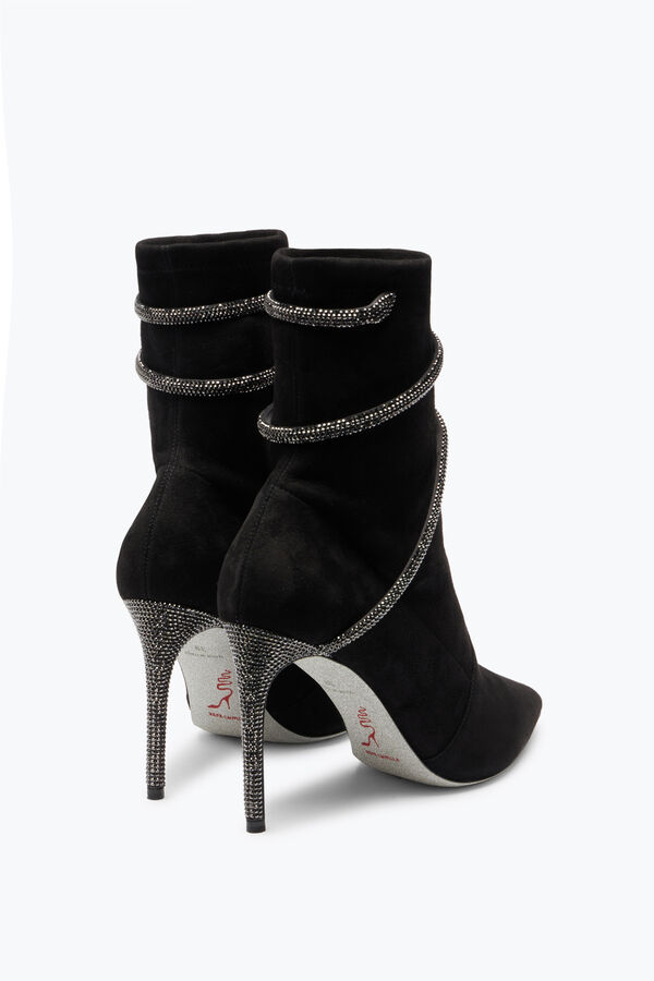 joyas cleo cristales negros de bota de 100 rene caovilla