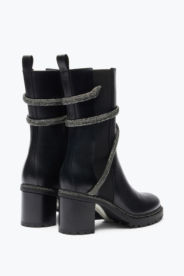 joyas cleo de cristal negro de la bota 60 rene caovilla