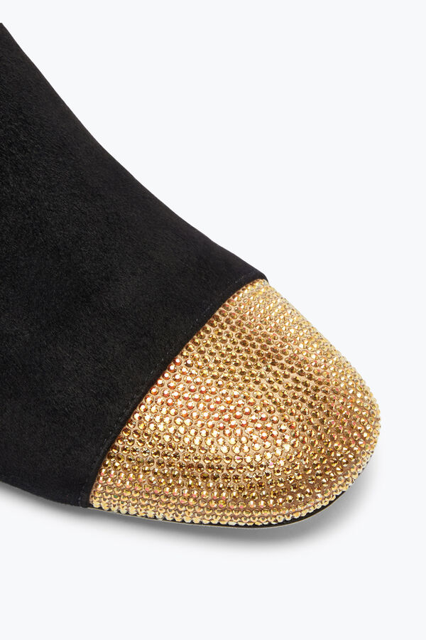 joyas bonnie negro y oro botín 40 rene caovilla