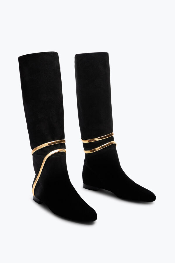 joyas de enebro arranque suave en negro suede 20 rene caovilla