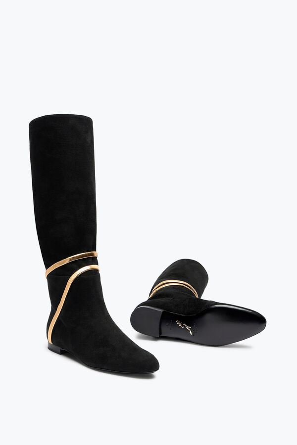 joyas de enebro arranque suave en negro suede 20 rene caovilla