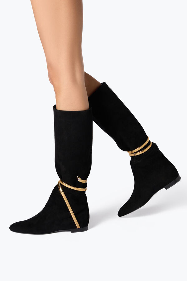 joyas de enebro arranque suave en negro suede 20 rene caovilla