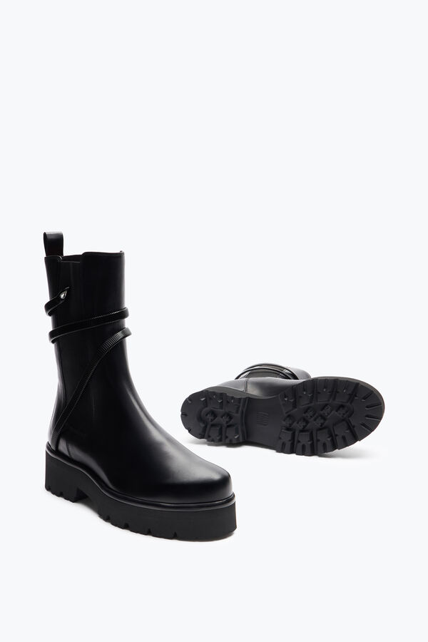 joyas de enebro negro biker boot 45 rene caovilla