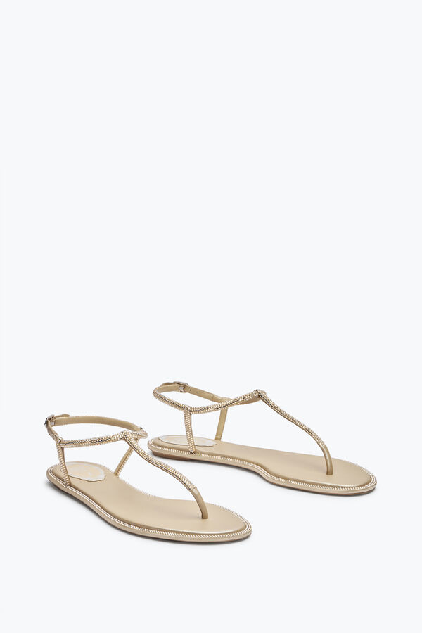 joyas diana cristal de color beige sandalias 10 rene caovilla