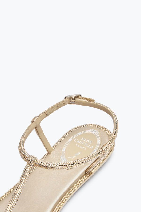 joyas diana cristal de color beige sandalias 10 rene caovilla