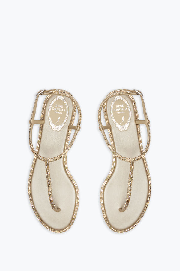 joyas diana cristal de color beige sandalias 10 rene caovilla