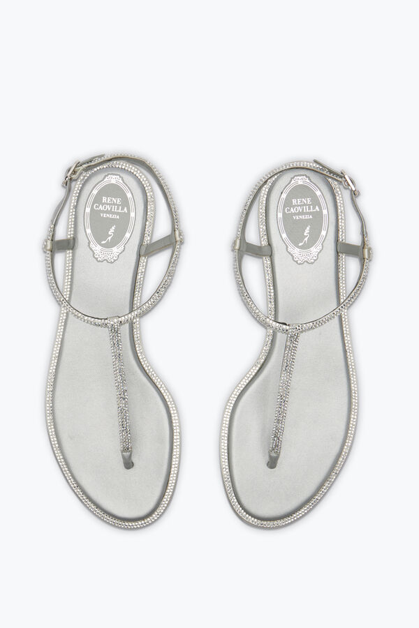joyas diana cristal gris sandalia 10 rene caovilla