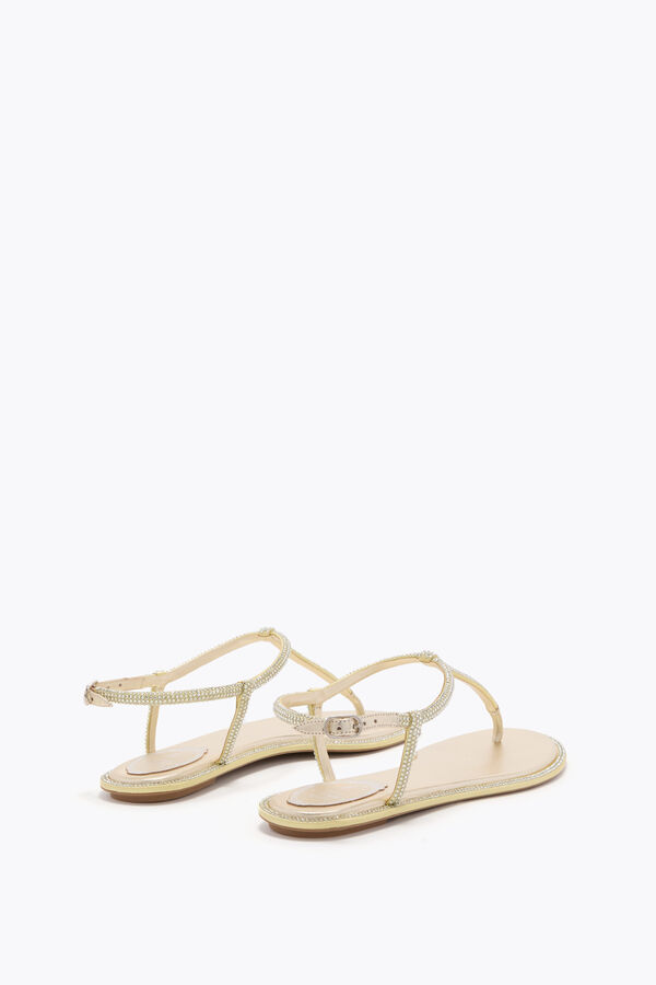 joyas diana limÓn amarillo sandalias con cristales de 10 rene caovilla