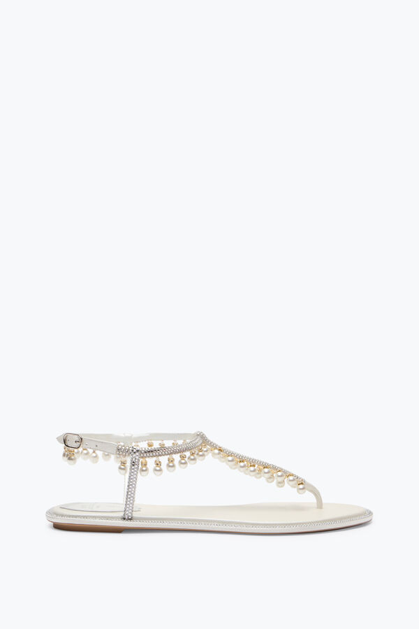 joyas diana blanco sandalia con perlas 10 rene caovilla