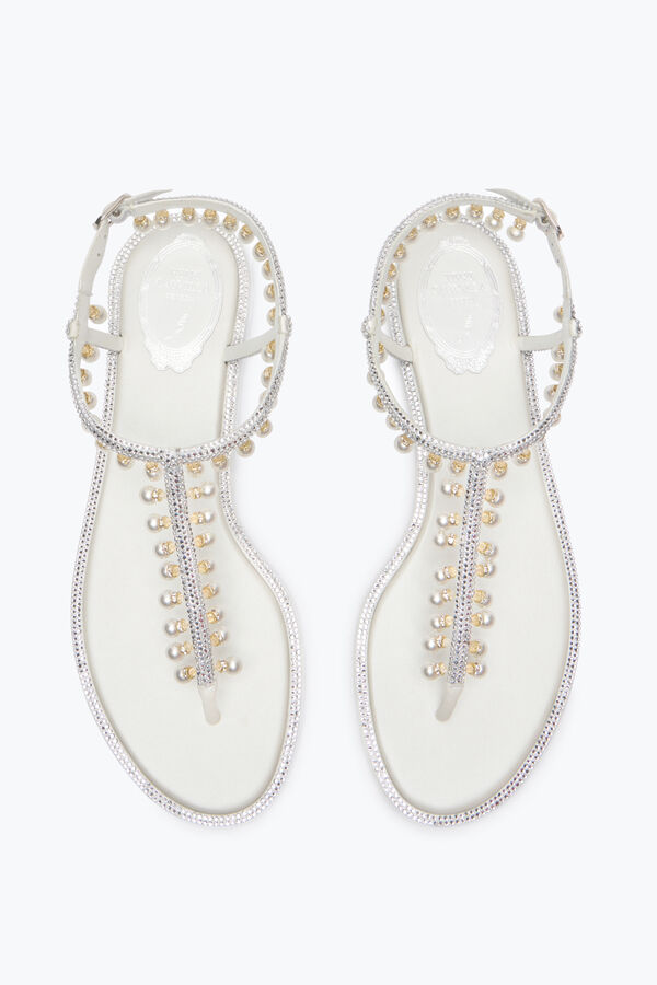 joyas diana blanco sandalia con perlas 10 rene caovilla