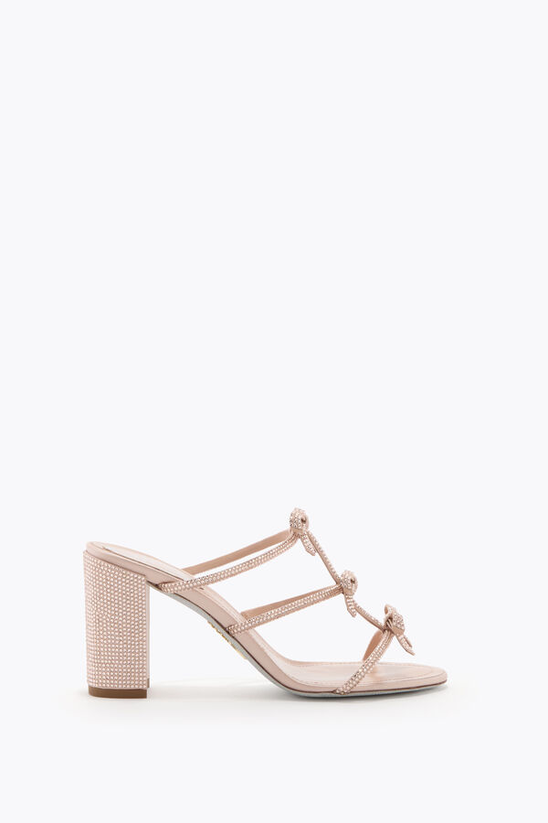 joyas caterina blush pink mule 80 rene caovilla