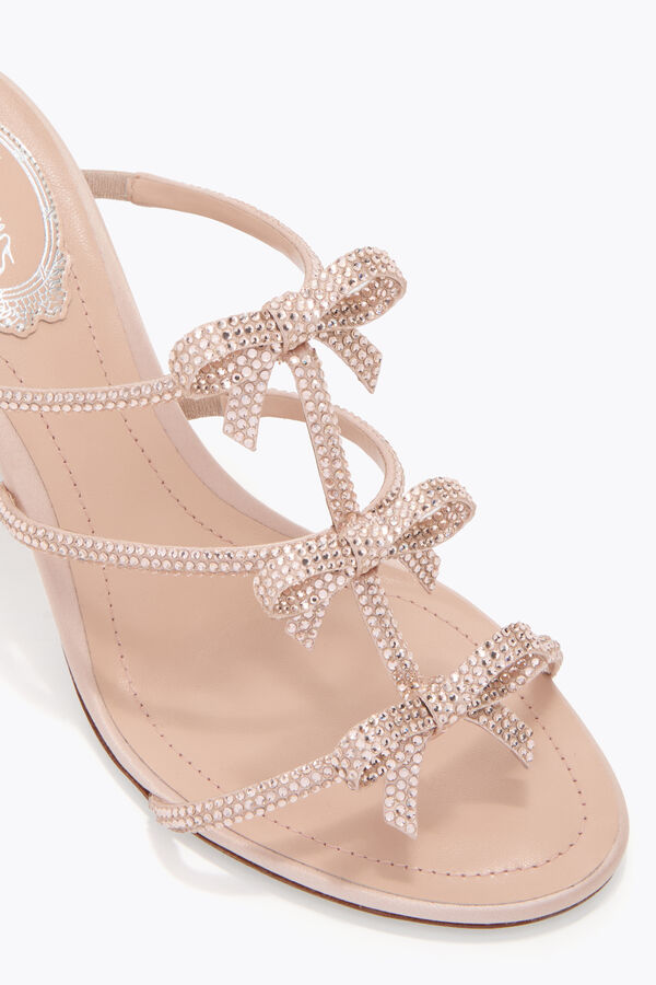 joyas caterina blush pink mule 80 rene caovilla