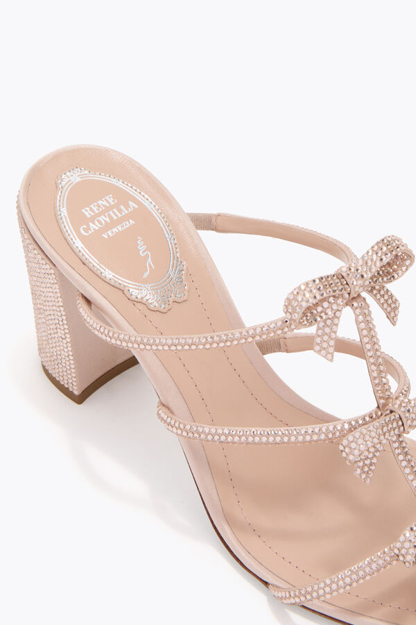 joyas caterina blush pink mule 80 rene caovilla
