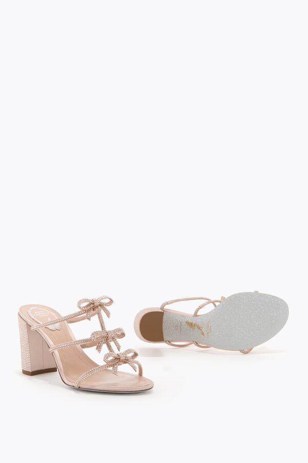 joyas caterina blush pink mule 80 rene caovilla
