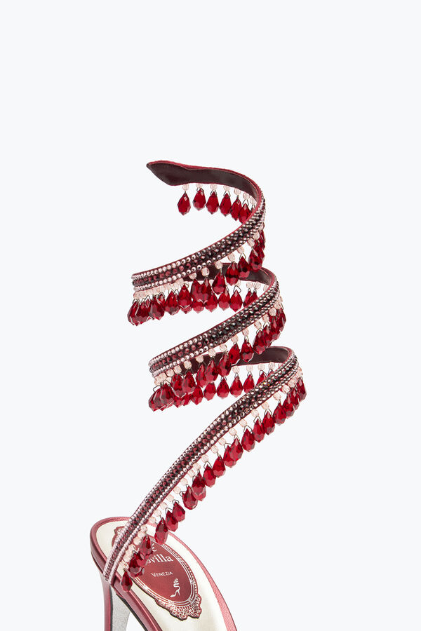 joyas lámpara de araña de cristal rojo rubí de la bomba 100 rene caovilla