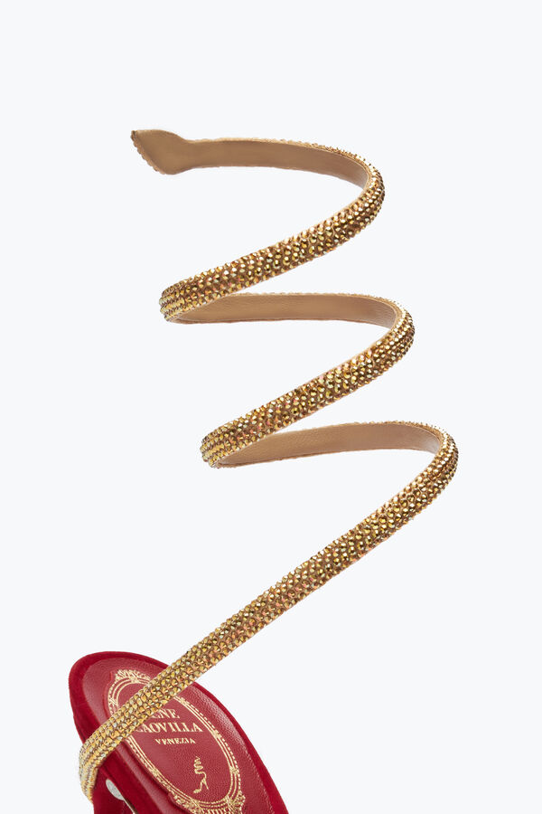 joyas margot rojo y oro de la bomba de 105 rene caovilla