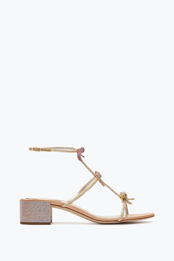 joyas sandalias con cordones tobillo caterina rene caovilla
