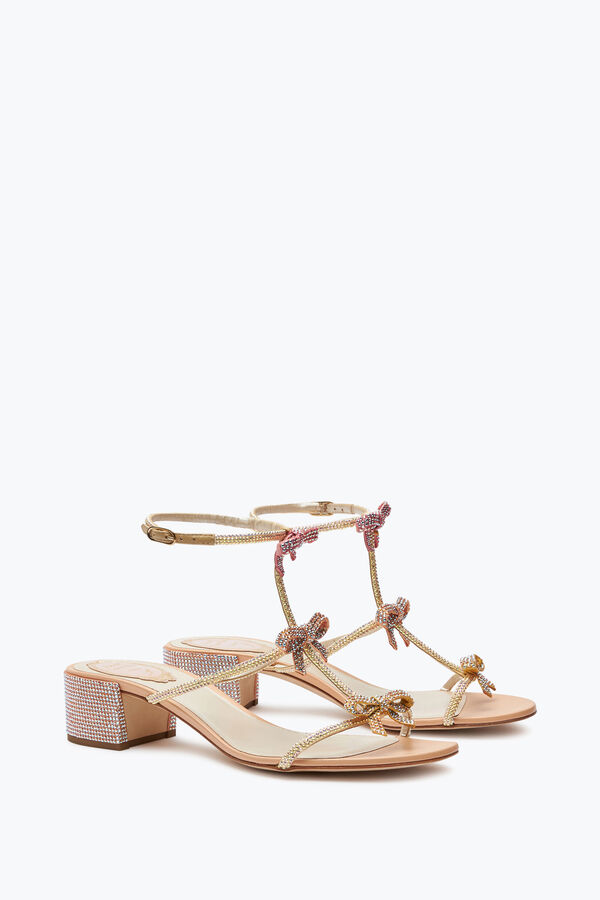 joyas sandalias con cordones tobillo caterina rene caovilla