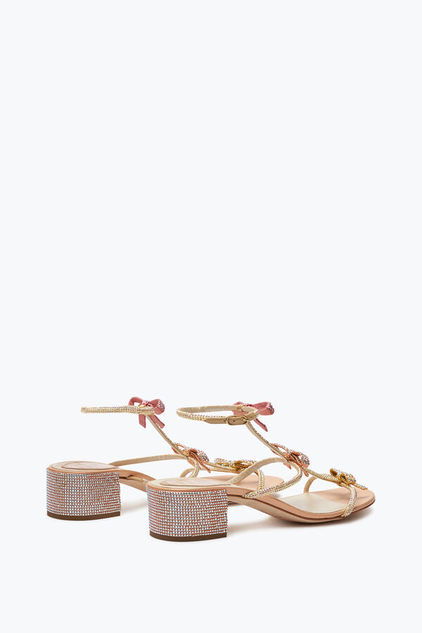joyas sandalias con cordones tobillo caterina rene caovilla