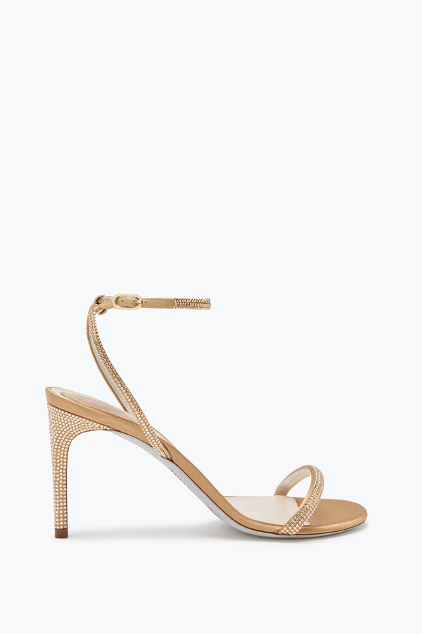 joyas ellabrita de cristal de color beige sandalias 80 rene caovilla
