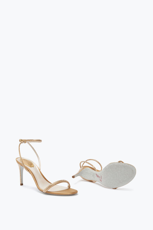 joyas ellabrita de cristal de color beige sandalias 80 rene caovilla