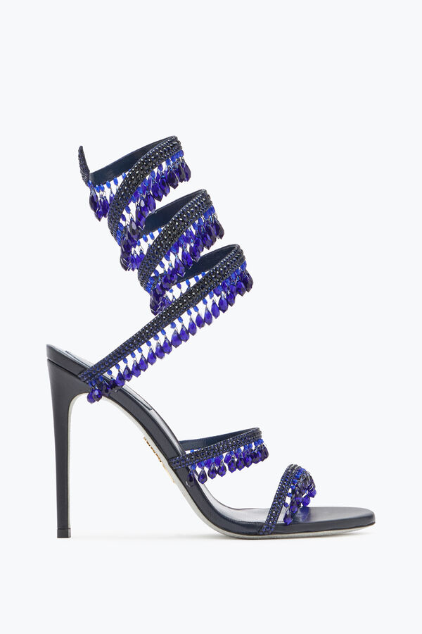 joyas araña indigo sandalia 105 rene caovilla