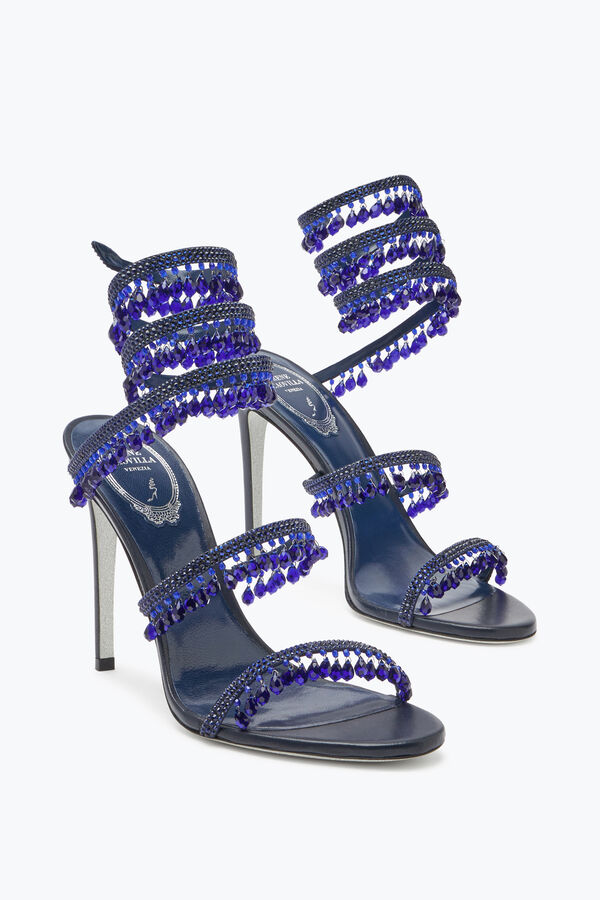 joyas araña indigo sandalia 105 rene caovilla