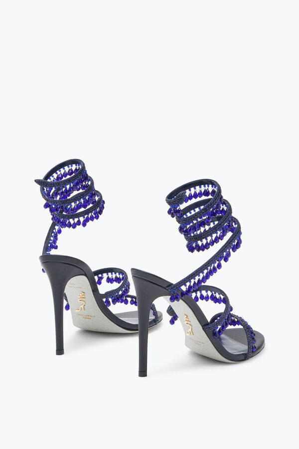 joyas araña indigo sandalia 105 rene caovilla
