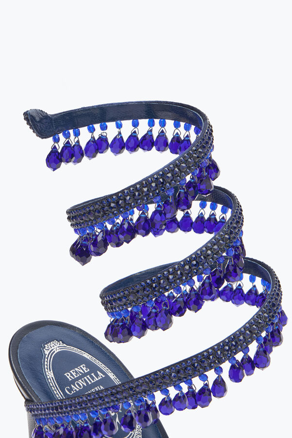 joyas araña indigo sandalia 105 rene caovilla