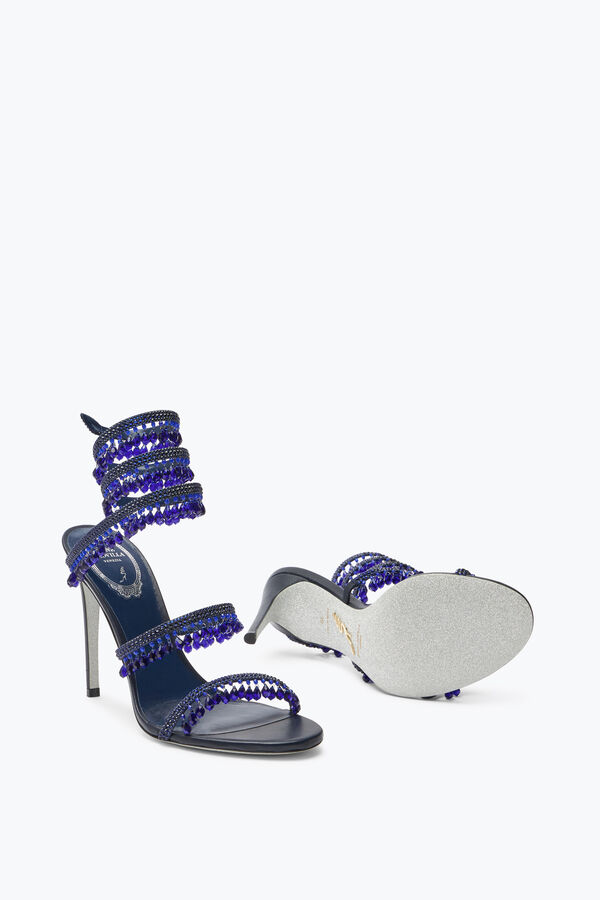joyas araña indigo sandalia 105 rene caovilla