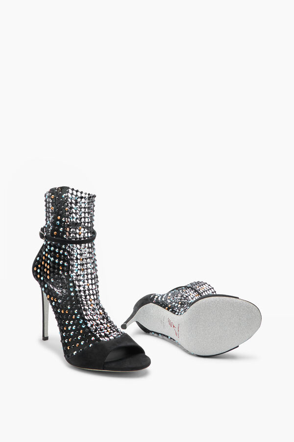 joyas galaxia negro sandalia 105 rene caovilla