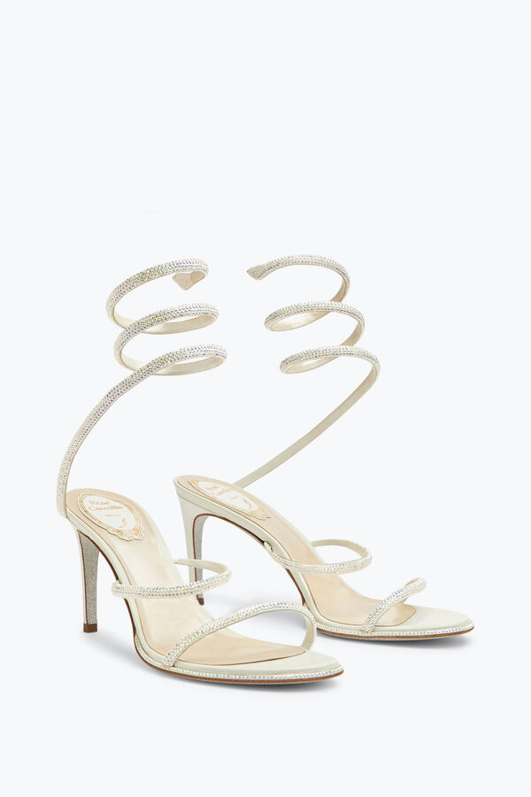 joyas cleo blanco sandalia 80 rene caovilla