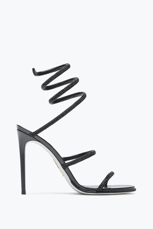 joyas cleo negro sandalia 105 rene caovilla