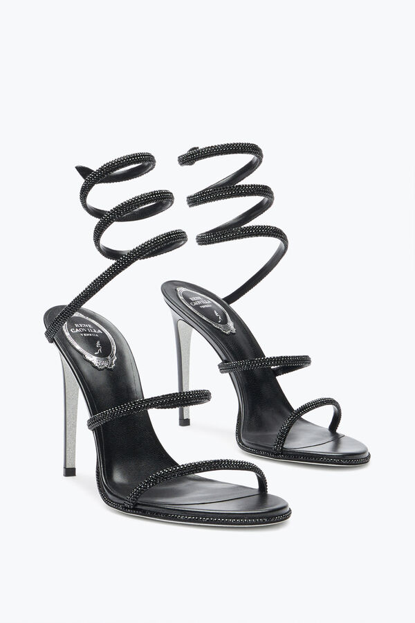 joyas cleo negro sandalia 105 rene caovilla