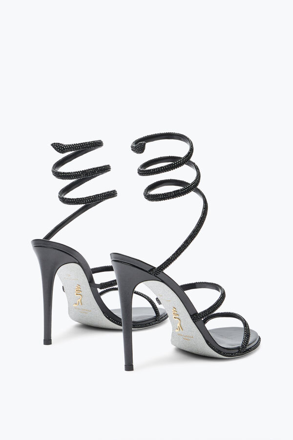 joyas cleo negro sandalia 105 rene caovilla