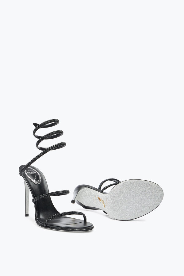 joyas cleo negro sandalia 105 rene caovilla