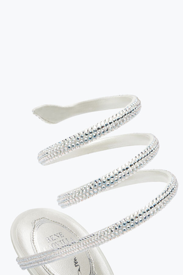 joyas cleo 105 cristal de marfil sandalia rene caovilla