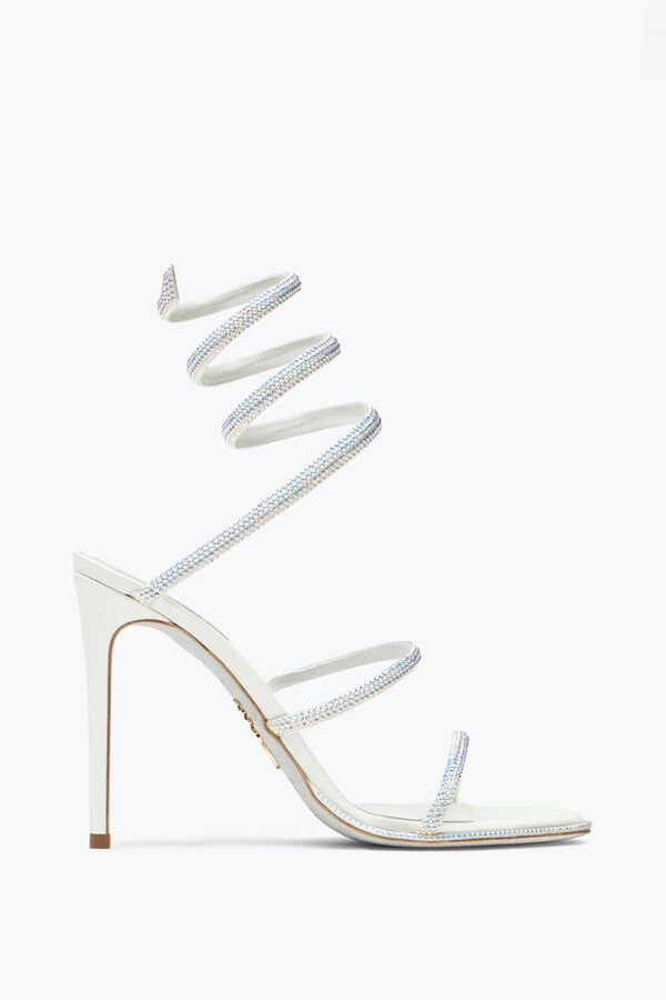 joyas sandalias con pedrería cleo rene caovilla