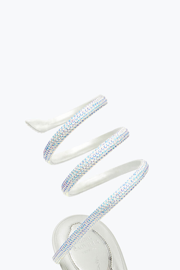 joyas sandalias con pedrería cleo rene caovilla