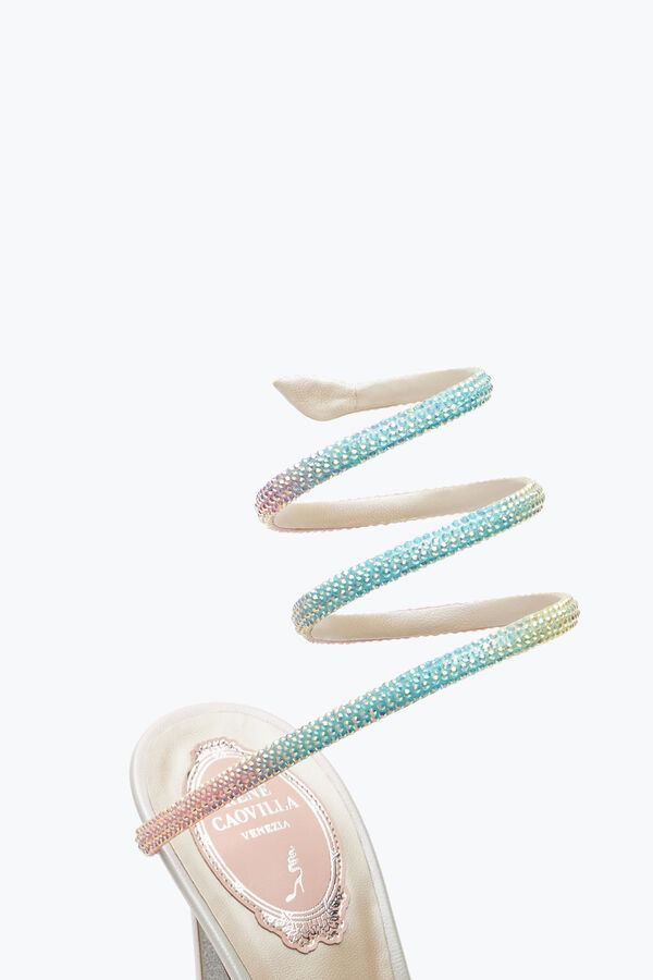 joyas cleo burano sandalias con cristales 105 rene caovilla