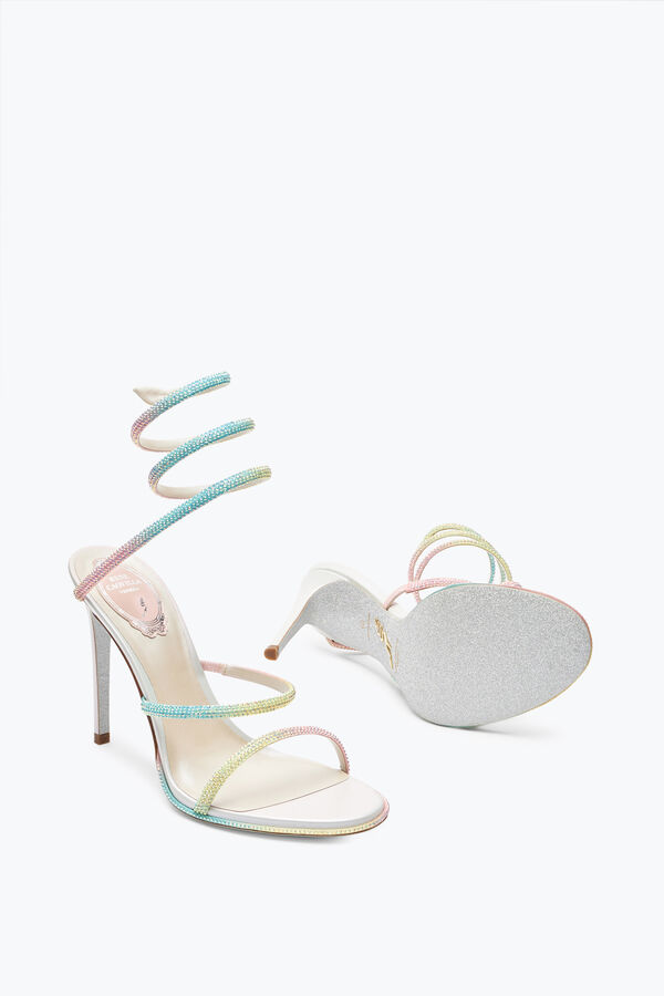 joyas cleo burano sandalias con cristales 105 rene caovilla