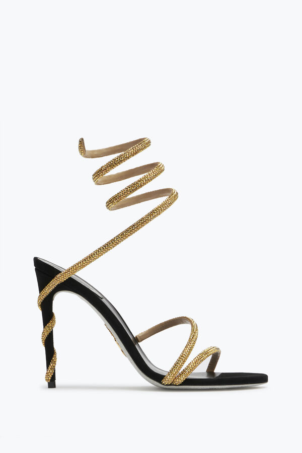 joyas margot joya negra sandalias de serpiente rene caovilla