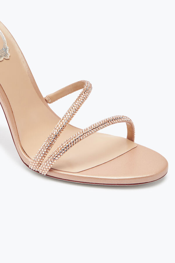 joyas margot cristal blush sandalia 105 rene caovilla