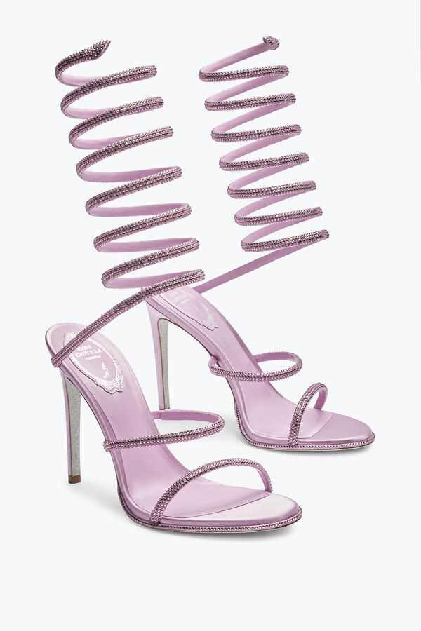 jeweled super cleo lila sandalia 105 rene caovilla