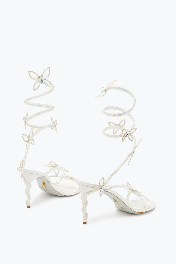 joyas margot blanco sandalia con mariposas 80 rene caovilla
