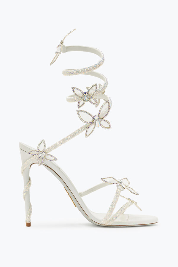joyas margot blanco sandalia con mariposas 105 rene caovilla