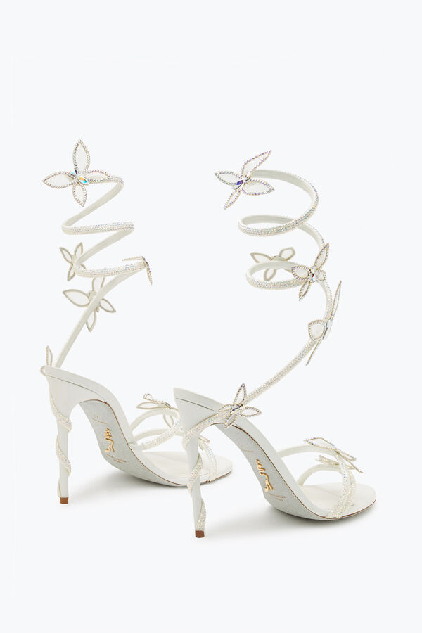 joyas margot blanco sandalia con mariposas 105 rene caovilla