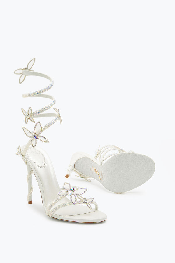 joyas margot blanco sandalia con mariposas 105 rene caovilla