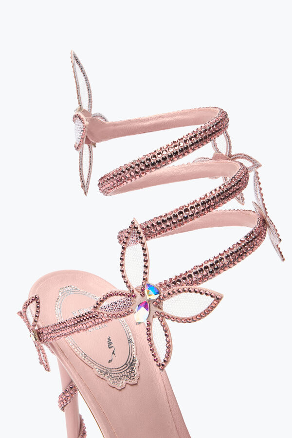 joyas margot rosa polvo de mariposa sandalia 105 rene caovilla