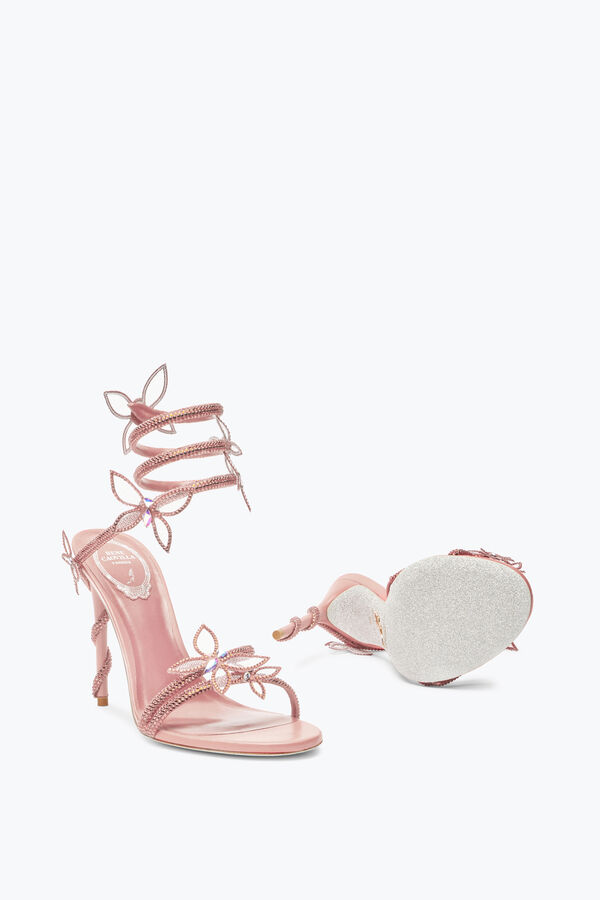 joyas margot rosa polvo de mariposa sandalia 105 rene caovilla